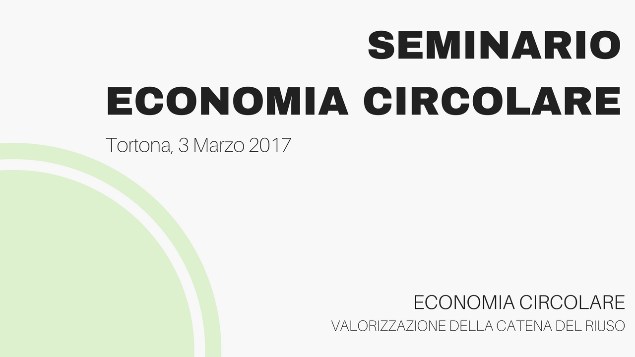 Seminario Economia Circolare