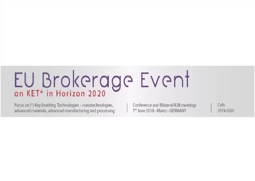 EU Brokerage event on KET in H2020, 7 Giugno 2018, Mainz, Germania