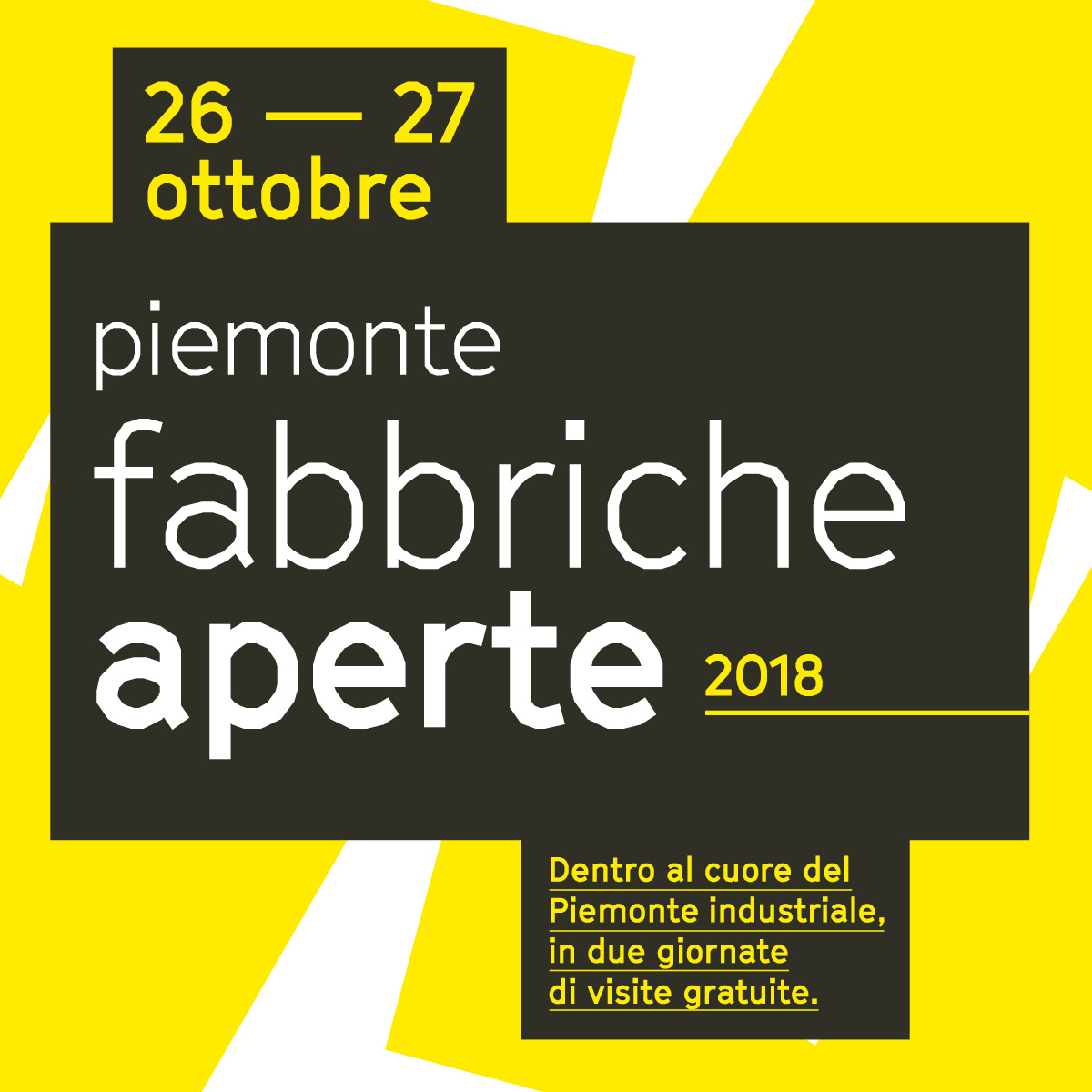 Piemonte Fabbriche Aperte – 26th and 27th October 2018