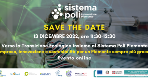 Verso la Transizione Ecologica insieme al Sistema Poli Piemonte – 13 dicembre