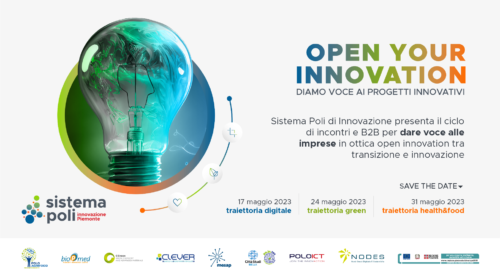 OPEN YOUR INNOVATION: 17, 24 e 31 Maggio 2023!