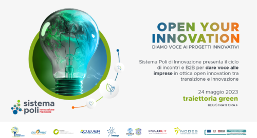 2﻿4 Maggio, OPEN YOUR INNOVATION – Traiettoria GREEN